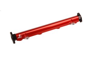 Mitsubishi Evolution Fuel Rail Kit - Aeromotive - High Flow, Billet - Red - `03-`07
