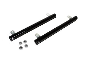 Ford Mustang Cobra Jet Fuel Rails - Aeromotive - ORB-08 inlet and outlet ports - Black - `10-`12