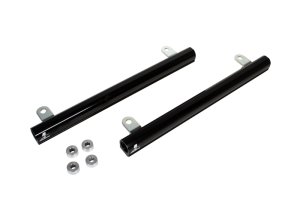 Ford Mustang Cobra Jet Fuel Rails - Aeromotive - ORB-08 inlet and outlet ports - Black - `10-`12