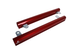 Ford Mustang Fuel Rails - Aeromotive - High Flow, Billet - Red - `07-`09 Ford Mustang Fuel Rails - Aeromotive - High Flow, Billet - Red - `07-`09