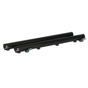 Ford Mustang Fuel Rails - Aeromotive - Black - `99-`04