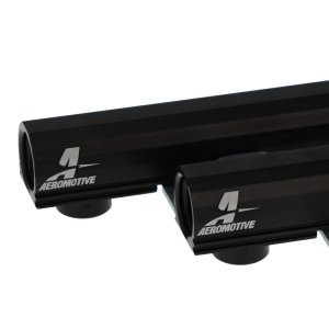 Ford Mustang Fuel Rails - Aeromotive - Black - `99-`04