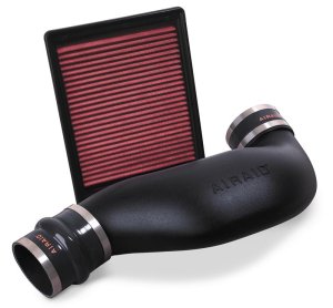Chevrolet Silverado Performance Air Intake - Airaid - AIRAID Jr, Oiled, Red Media - Red - `07-`13