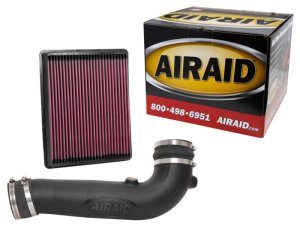 GMC Sierra Performance Air Intake - Airaid - Jr. Kit - Oiled / Red Media - Red - `17-`18