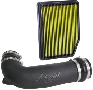 Chevrolet Silverado 1500 Performance Air Intake - Airaid - Jr Intake Kit - Oiled / Yellow Media - Yellow - `19-`20