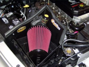 Dodge Ram 3500 Performance Air Intake - Airaid - Cold Air Dam - Red - `03-`04