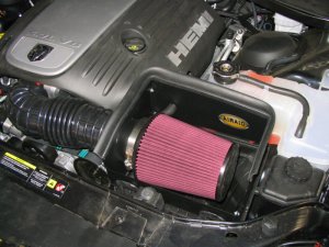 Dodge Magnum Performance Air Intake - Airaid - Cold Air Dam (Dry/Red Media) - `05-`08