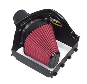 Ford F-350 Performance Air Intake - Airaid - Cold Air Dam, Oiled - Red - `08-`10