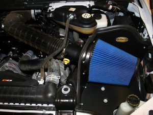 Ford F-350 Performance Air Intake - Airaid - Cold Air Dam - Blue - `05-`07