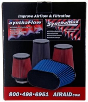 Ford Mustang Air Filter - Airaid - Direct-Fit Replacement - Red - `10-`14