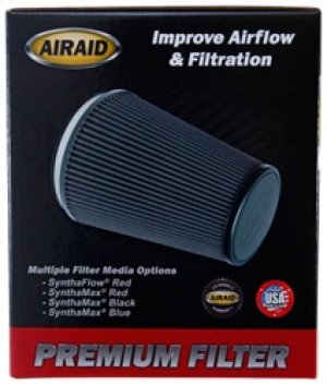 Ford Mustang Air Filter - Airaid - Direct Replacement - Oiled / Blue Media - Blue - `10-`14