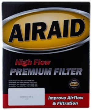 Ford Mustang Air Filter - Airaid - Direct Replacement - Oiled / Blue Media - Blue - `10-`14