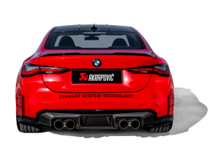 BMW M4 Diffuser - Rear - Akrapovic - Carbon Fiber (High Gloss) - High Gloss Black - `21-`22