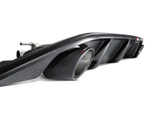 Volkswagen Golf GTI Rear Diffuser - Akrapovic - Matte - Carbon Fiber - `13-`17