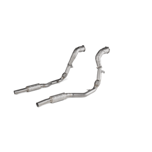 Audi RS Q8 Performance Exhaust - Akrapovic - Link Pipe Set (SS) Catted - `20-`27