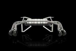 Lamborghini Gallardo Performance Exhaust - Akrapovic - Slip-On Line - Titanium - `09-`14