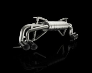 Lamborghini Gallardo Performance Exhaust - Akrapovic - Slip-On Line - Titanium - `09-`14