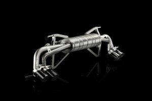 Lamborghini Gallardo Performance Exhaust - Akrapovic - Slip-On Line - Titanium - `09-`14
