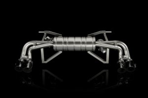 Lamborghini Gallardo Performance Exhaust - Akrapovic - Slip-On Line - Titanium - `09-`14
