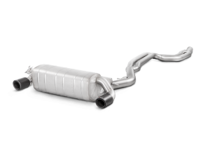 BMW 140i Performance Exhaust - Akrapovic - Evo Cat Back - SS w/ Carbon Tips - `16-`17