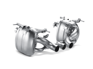 Ferrari 458 Italia Performance Exhaust - Akrapovic - Slip-On Line w/ Carbon Tips - Titanium - `10-`15 Ferrari 458 Italia Performance Exhaust - Akrapovic - Slip-On Line w/ Carbon Tips - Titanium - `10-`15