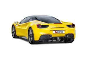 Ferrari 488 Performance Exhaust - Akrapovic - Slip-On Line - Titanium with Carbon Tips - `16-`17 Ferrari 488 Performance Exhaust - Akrapovic - Slip-On Line - Titanium with Carbon Tips - `16-`17