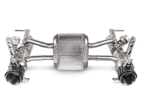 Ferrari 488 Performance Exhaust - Akrapovic - Slip-On Line - Titanium with Carbon Tips - `16-`17 Ferrari 488 Performance Exhaust - Akrapovic - Slip-On Line - Titanium with Carbon Tips - `16-`17