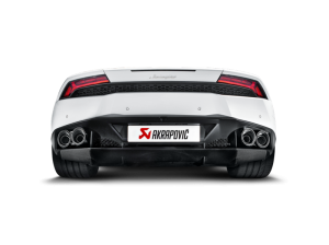 Lamborghini Huracan Performance Exhaust - Akrapovic - Slip-On Line - Titanium with Carbon Tips - 2016