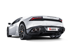 Lamborghini Huracan Performance Exhaust - Akrapovic - Slip-On Line - Titanium with Carbon Tips - 2016