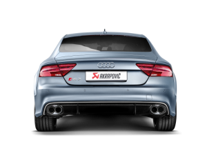 Audi RS 7 Performance Exhaust - Akrapovic - Cat Back Evolution Line Titanium with Carbon Tips - `14-`17
