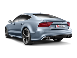 Audi RS 7 Performance Exhaust - Akrapovic - Cat Back Evolution Line Titanium with Carbon Tips - `14-`17