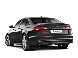 Audi S6 Performance Exhaust - Akrapovic - Evo Cat Back - Titanium - `13-`17