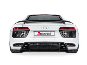 Audi R8 Performance Exhaust - Akrapovic - Slip-On Line - Carbon Titanium Tips - Titanium - `16-`17 Audi R8 Performance Exhaust - Akrapovic - Slip-On Line - Carbon Titanium Tips - Titanium - `16-`17