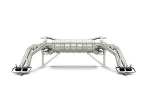 Audi R8 Performance Exhaust - Akrapovic - Slip-On Line - Carbon Titanium Tips - Titanium - `16-`17 Audi R8 Performance Exhaust - Akrapovic - Slip-On Line - Carbon Titanium Tips - Titanium - `16-`17