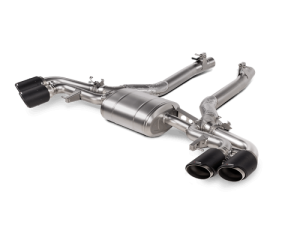 BMW X6 Performance Exhaust - Akrapovic - Slip-On Line - Titanium with Carbon Fiber Tips - `20-`23