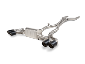 BMW 8 Series Performance Exhaust - Akrapovic - Cat Back, Titanium, Carbon Tips - 2021