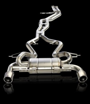 BMW 335i Performance Exhaust - Akrapovic - Evo Cat Back - Titanium - `07-`12