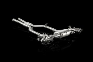 Mercedes-Benz SLS Performance Exhaust - Akrapovic - Evo Cat Back - Titanium w/ Carbon Tips - `10-`14