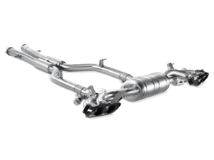 Mercedes-Benz SLS Performance Exhaust - Akrapovic - Evo Cat Back - Titanium w/ Carbon Tips - `10-`14