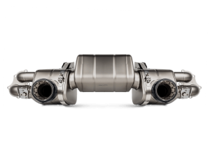Porsche Cayman GT4 Performance Exhaust - Akrapovic - Slip-On Race Line (Titanium) - `20-`27