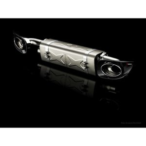 Porsche 911 Turbo S Performance Exhaust - Akrapovic - Slip-On Line - Titanium - `10-`13