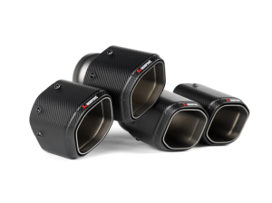 BMW M5 Performance Exhaust - Akrapovic - Hexagonal Carbon Fiber Tail Pipe Set - `24-`27 BMW M5 Performance Exhaust - Akrapovic - Hexagonal Carbon Fiber Tail Pipe Set - `24-`27