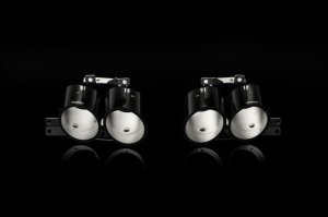 Lamborghini Gallardo Performance Exhaust - Akrapovic - Tail Pipe Set - Carbon - `10-`14