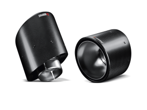 Mitsubishi Evolution Performance Exhaust - Akrapovic - Tail Pipe Set - Carbon - `08-`14