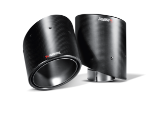 Mitsubishi Evolution Performance Exhaust - Akrapovic - Tail Pipe Set - Carbon - `08-`14