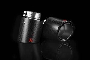 Volkswagen Golf Performance Exhaust - Akrapovic - Tail Pipe Set - Carbon - `09-`12