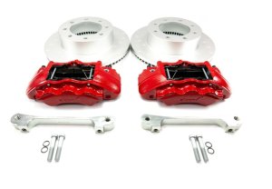Ford F250 Brake Kit - Front - Alcon - 6 Piston 363x38mm Rotors - Red - `17-`27