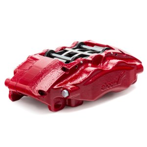 Ford Raptor Brake Kit - Rear - Alcon - 4-Piston Calipers + 360x32mm Rotors - Red - `10-`14