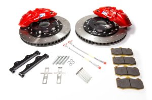 BMW M4 Brake Kit - Rear - Alcon - 4 Piston Calipers + 380x32mm Rotors - Red - `15-`27