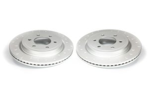 Ford F-150 Brake Rotors (2) - Rear - Alcon - Slotted - `10-`27
